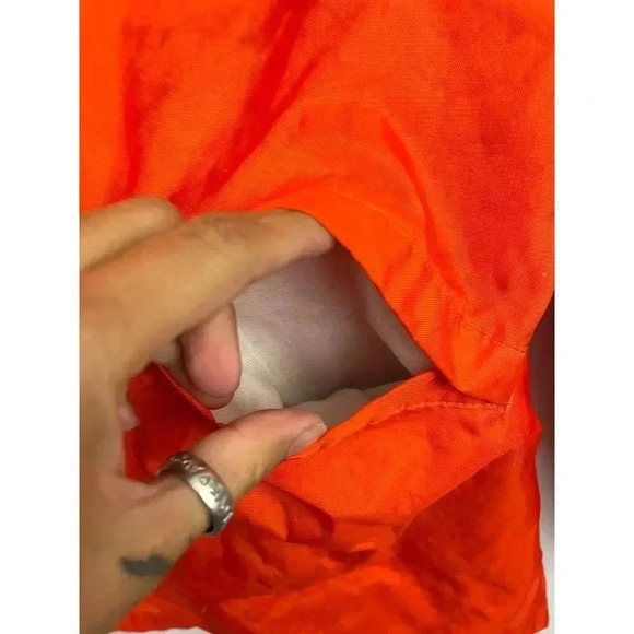 VTG Bright Orange Buckeye Rescue Medical Tech Jacket 44L 45 Made in USA Pla-Jac - Picture 9 of 14